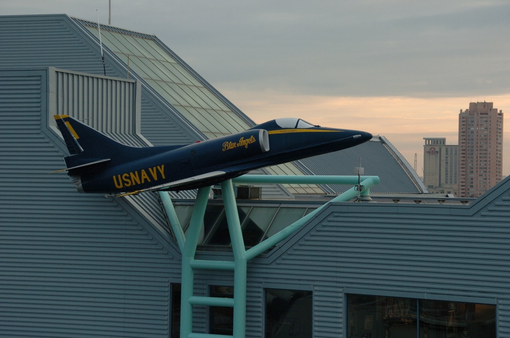 A-4 Skyhawk on display