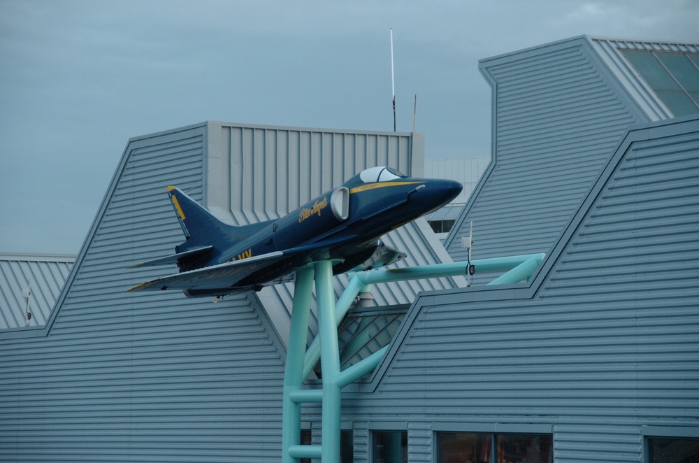 A-4 Skyhawk on display