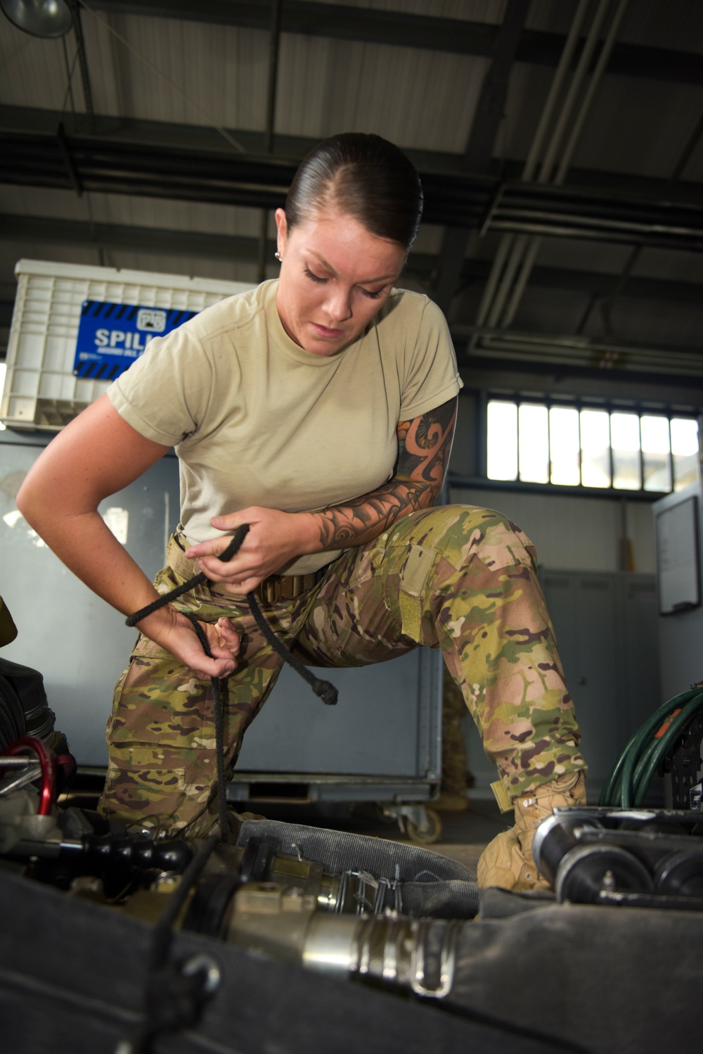 Female FARP member –Fuels gas and breaks barriers