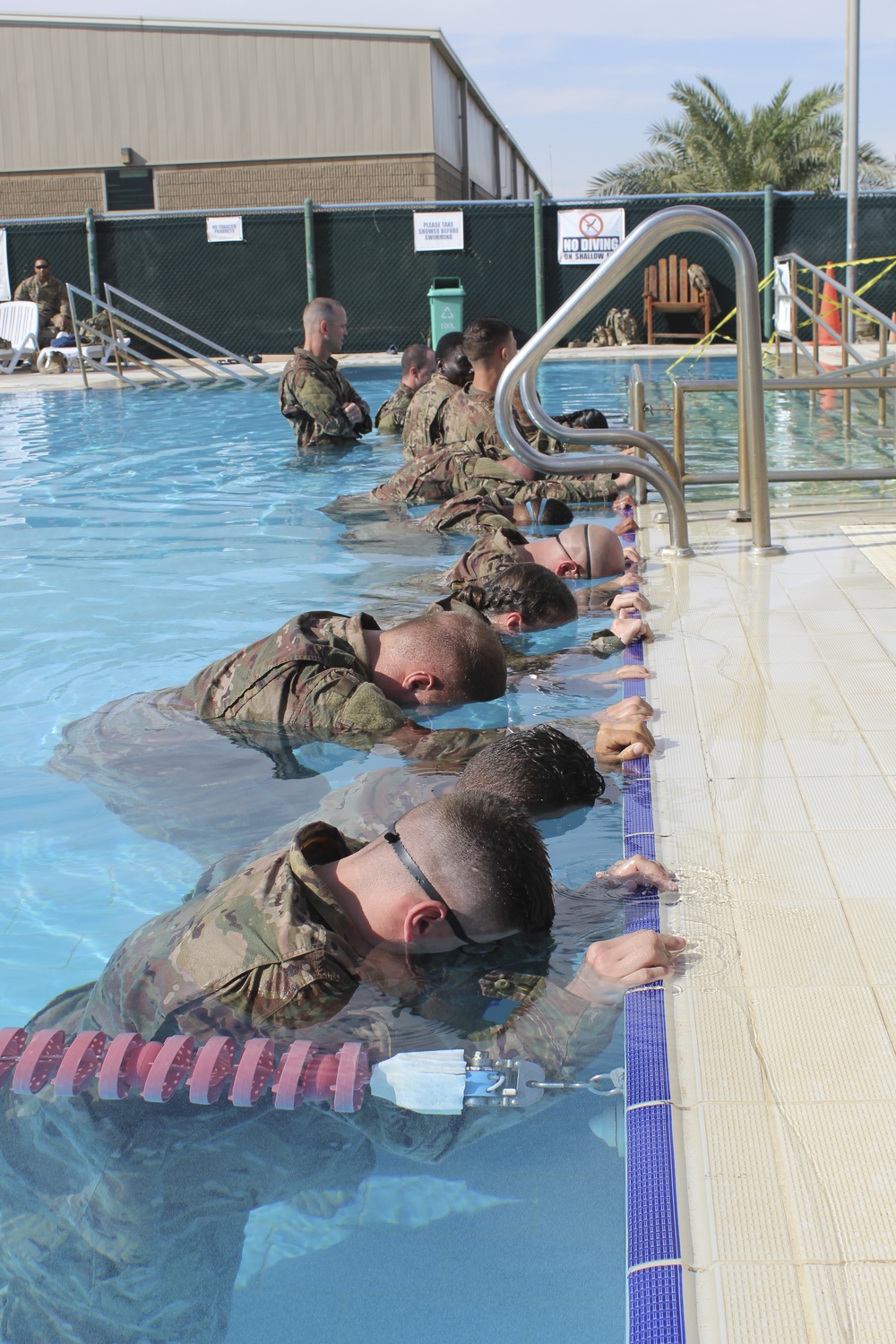 637th CBRN Company Conducts Water Confidence Training