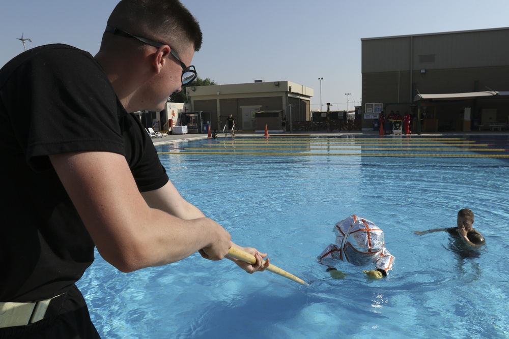 637th CBRN Company Conducts Water Confidence Training