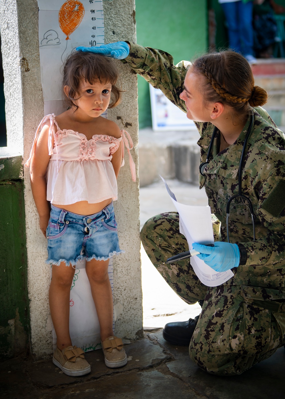 USNS Comfort Personnel Treat Patients at a Land-based Medical Site, in Colombia