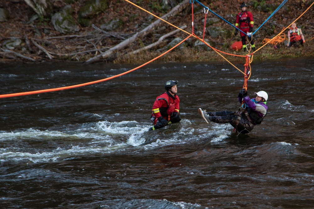 West Virginia Swift Water Rescue Team participates in Vigilant Guard Massachusetts