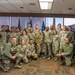 Col. Grant, Chief Alexander, provide face-to-face input to junior enlisted during Airmen’s lunch