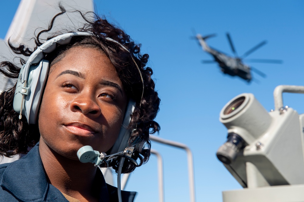 Flight Operations Aboard USS Somerset (LPD 25)