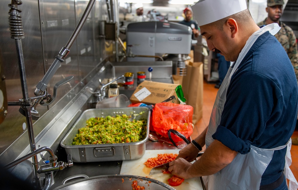 Culinary Specialist Prepare for Lunch