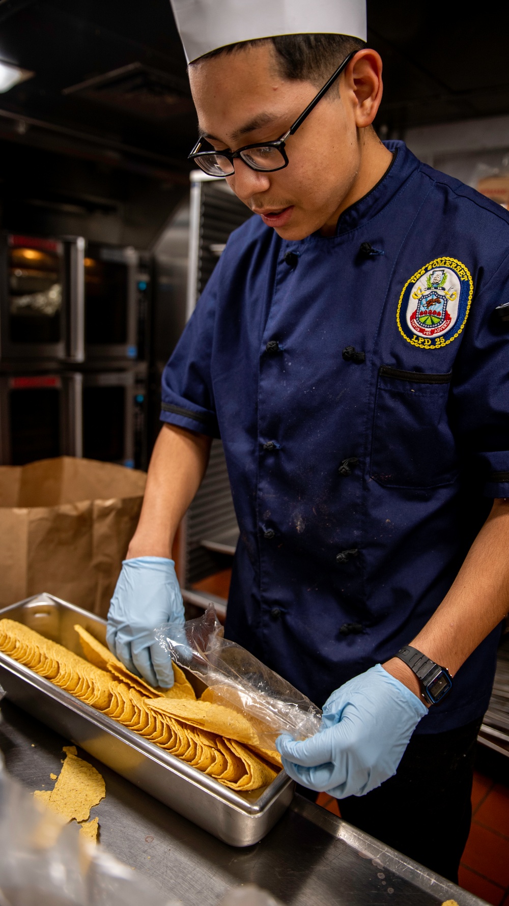 Culinary Specialists Prepare for Lunch