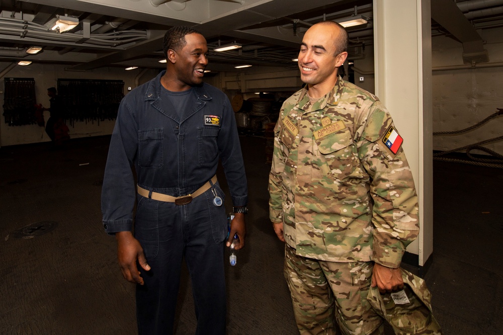 USS Somerset (LPD 25) Hosts Peruvians, Brazilians and Chileans