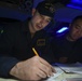 USS Somerset (LPD 25) Sailors Stand Watch in the Combat Control Center