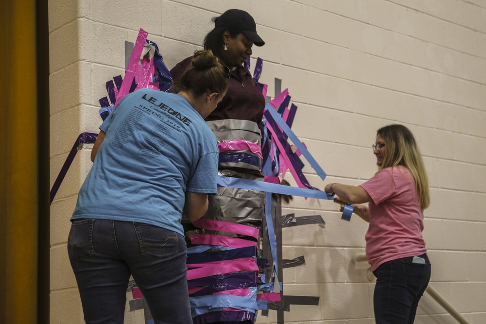 Principal Duct Taped to the Wall