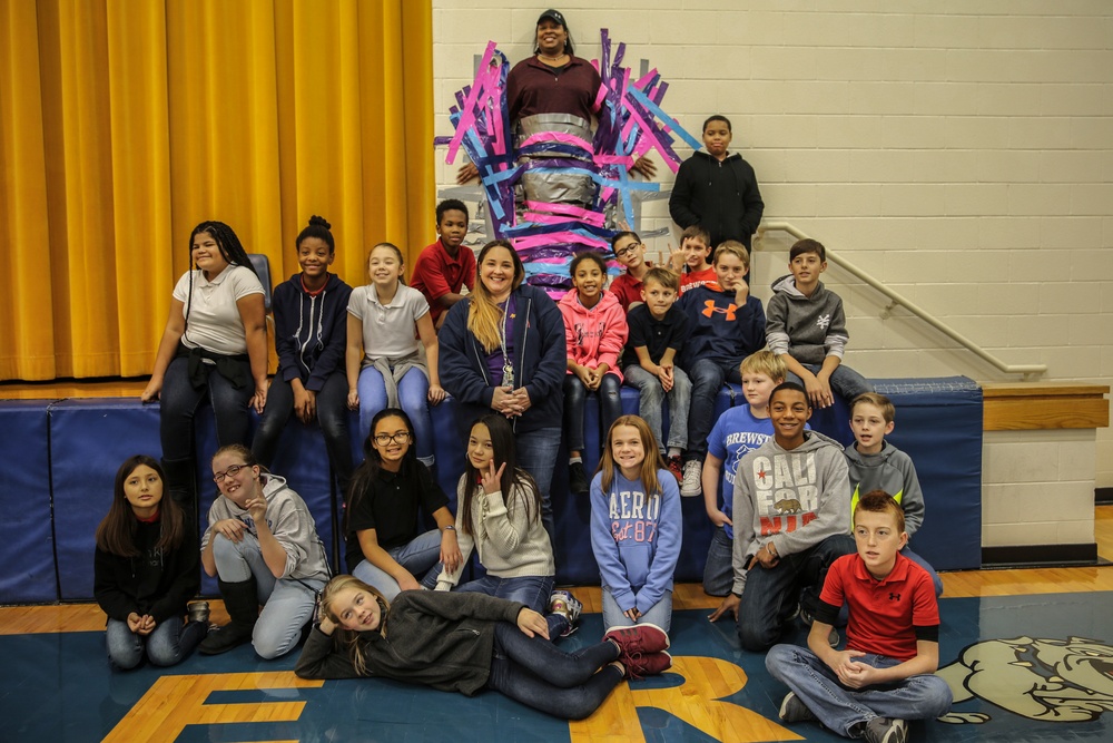 Principal Duct Taped to the Wall