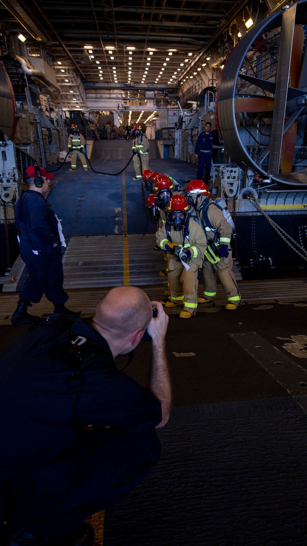 USS Somerset (LPD 25) Damage Control Drill