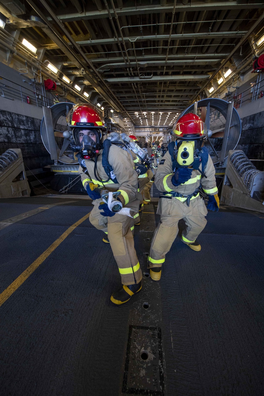 USS Somerset (LPD 25) Damage Control Drill