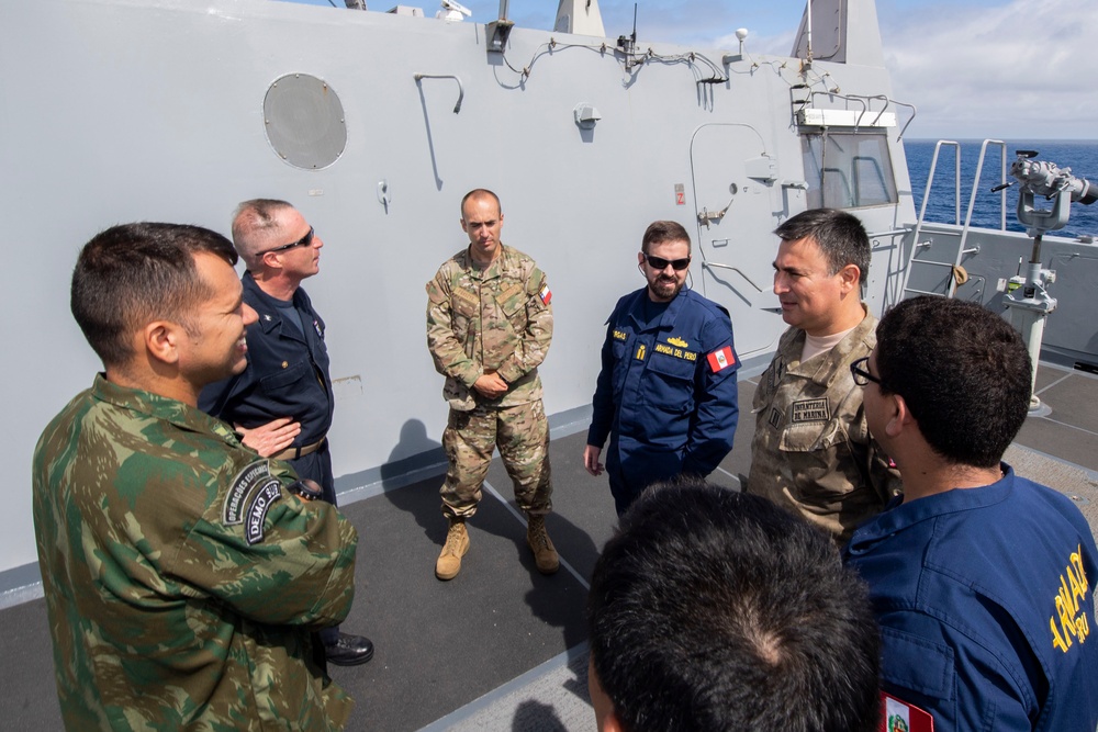 Foreign Military Allies Meet Aboard USS Somerset (LPD 25)