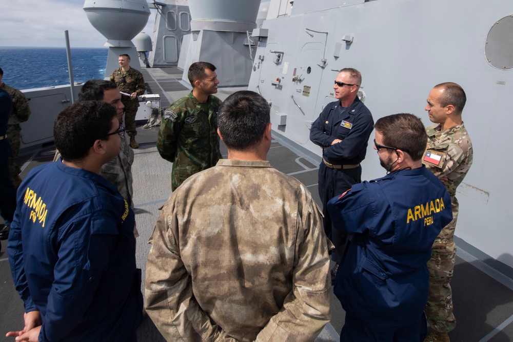 Foreign Military Allies Meet Aboard USS Somerset (LPD 25)