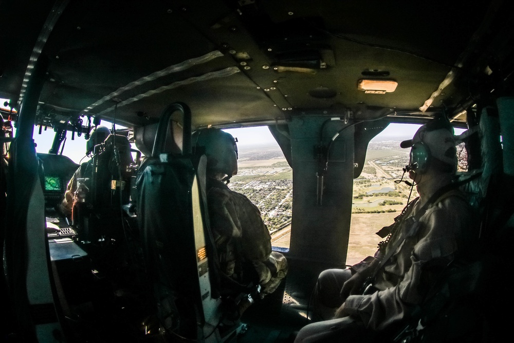 82nd CAB Aerial View Of The Border Of Mexico