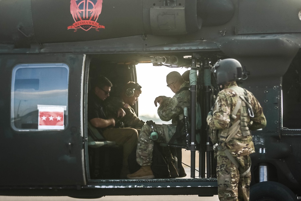 82nd CAB Lt. Gen. Jeffrey Buchanan Visits 82nd CAB Paratroopers