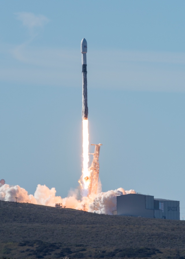 SpaceX Falcon 9 SSO-A launches from Vandenberg