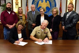 NCBC Gulfport signs first intergovernmental support agreement in Navy Region Southeast
