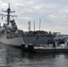 USS Barry (DDG 52) undocks at Yokosuka