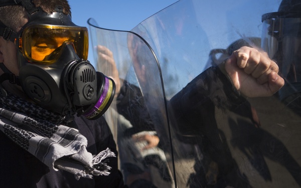 93rd Military Police Battalion conducts joint civil disturbance training with U.S. Customs and Border Protection