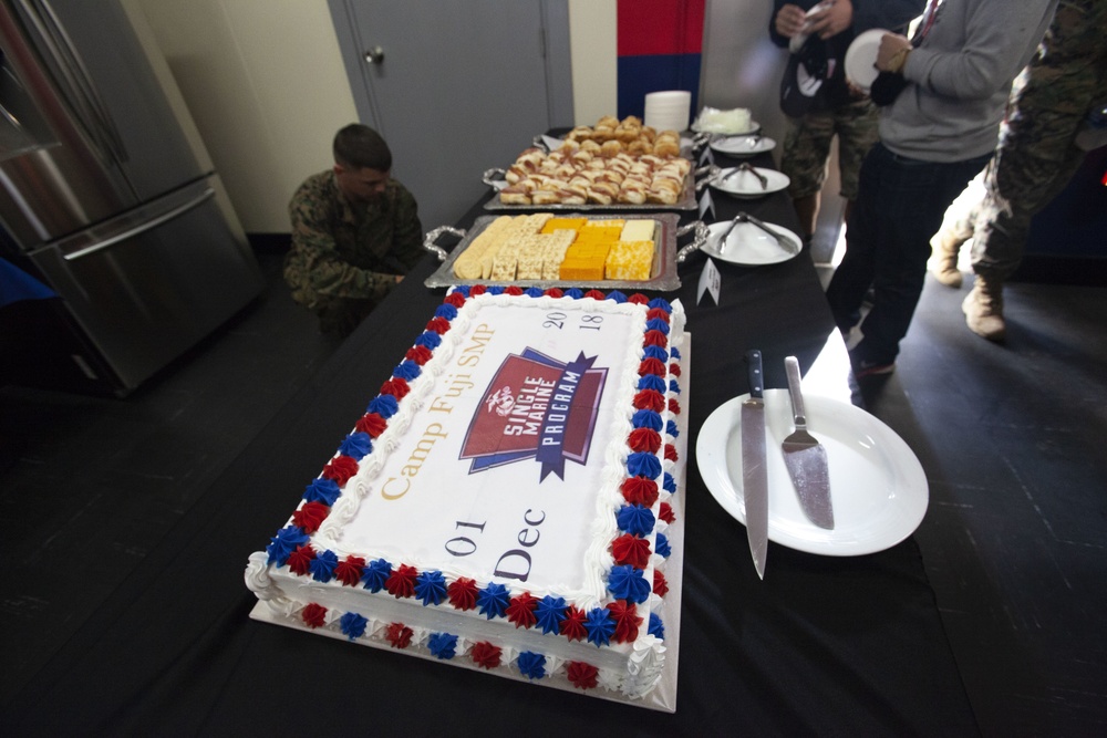 Ribbon cutting ceremony at the SMP building aboard CATC Camp Fuji