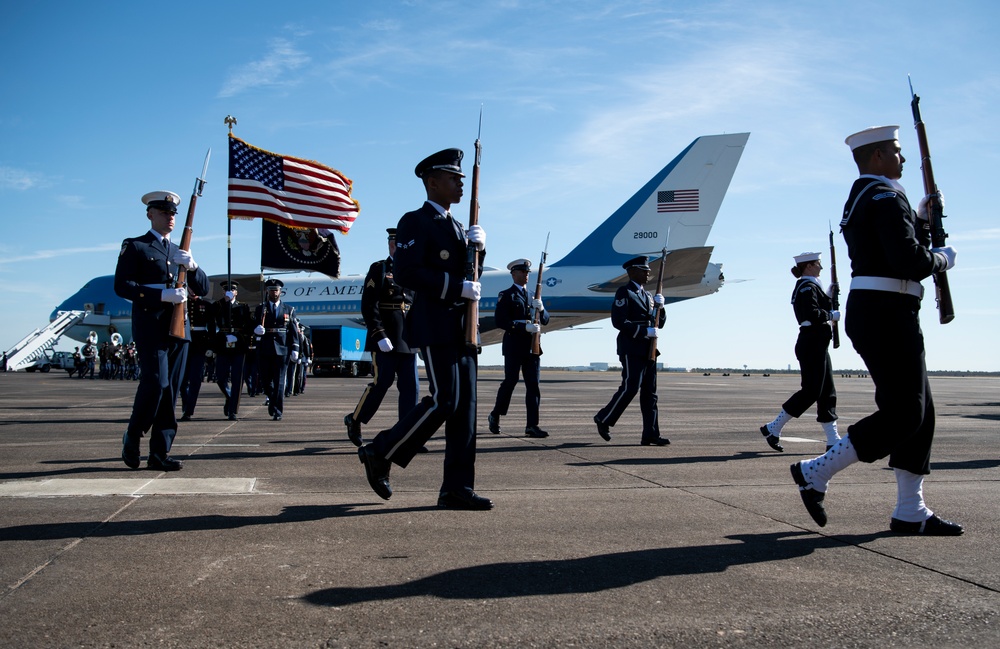 Departure Ceremony at Ellington Field Joint Reserve Base