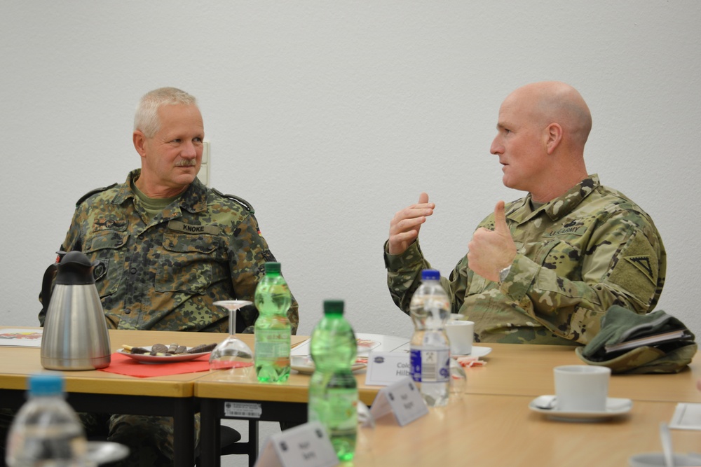 JMRC delegation visits German CTC in Letzlingen