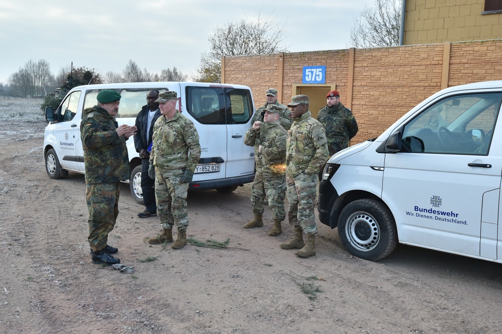 JMRC delegation visits German CTC in Letzlingen