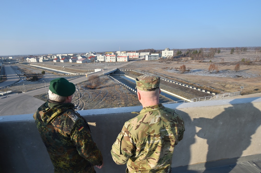 JMRC delegation visits German CTC in Letzlingen