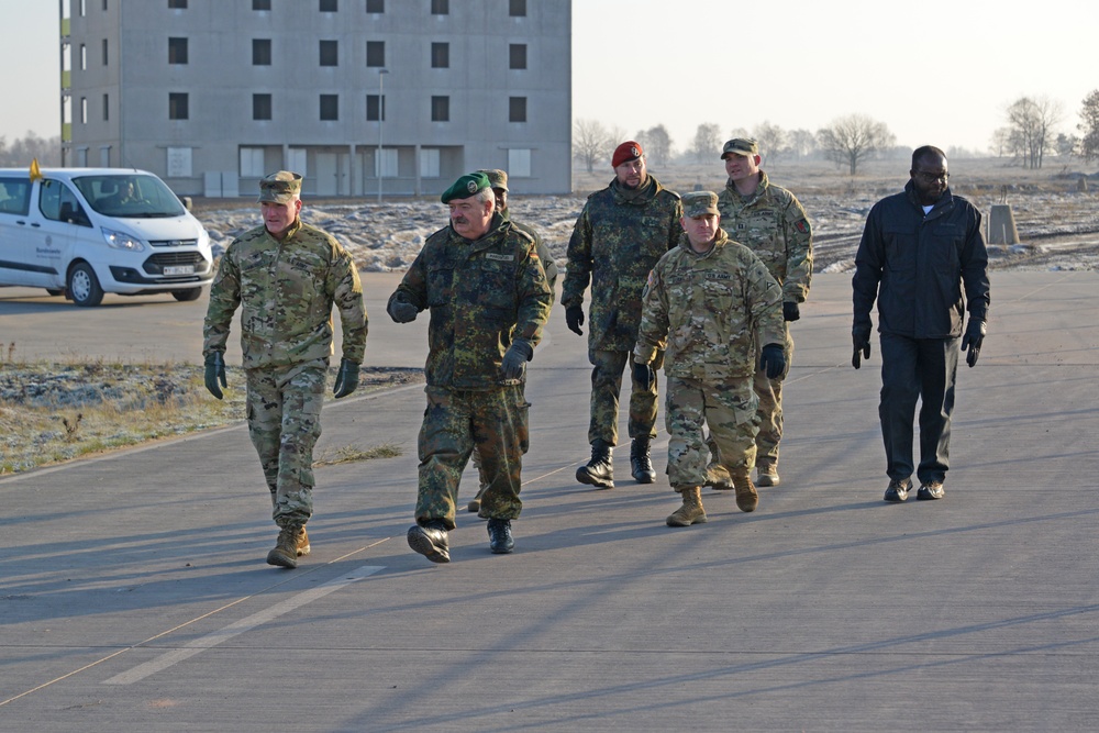 JMRC delegation visits German CTC in Letzlingen