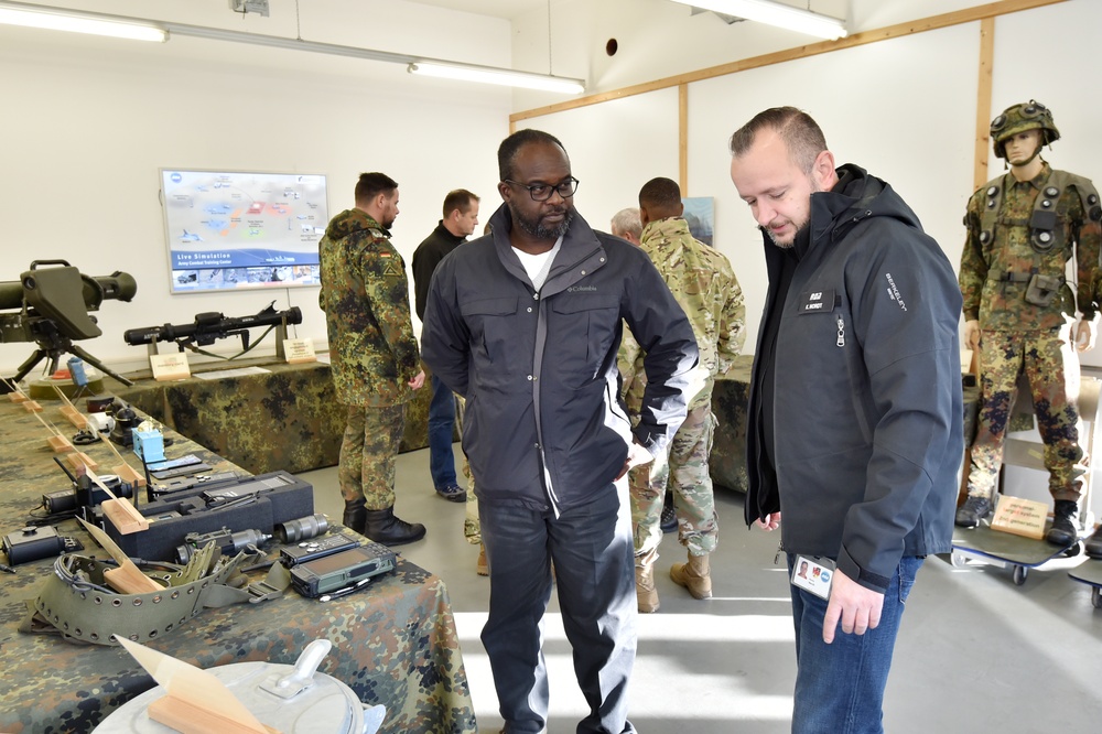 JMRC delegation visits German CTC in Letzlingen