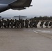 The 173rd Airborne Brigade coducts pre-jump preparations