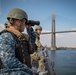 USS Jason Dunham transits the Suez Canal