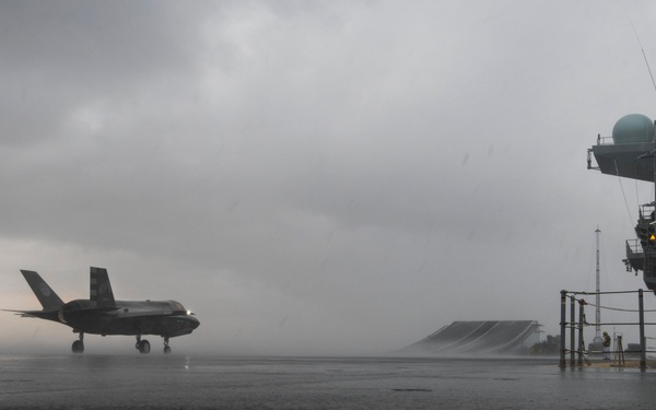 ITF First of Class Flight Trials (Fixed Wing) activities aboard HMS Queen Elizabeth, week of Oct. 30