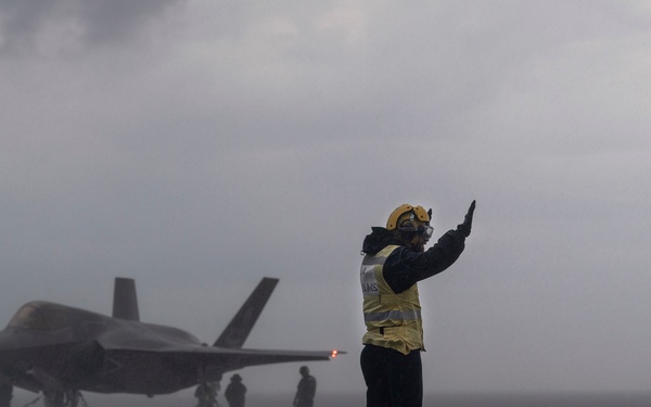 ITF First of Class Flight Trials (Fixed Wing) activities aboard HMS Queen Elizabeth, week of Oct. 30