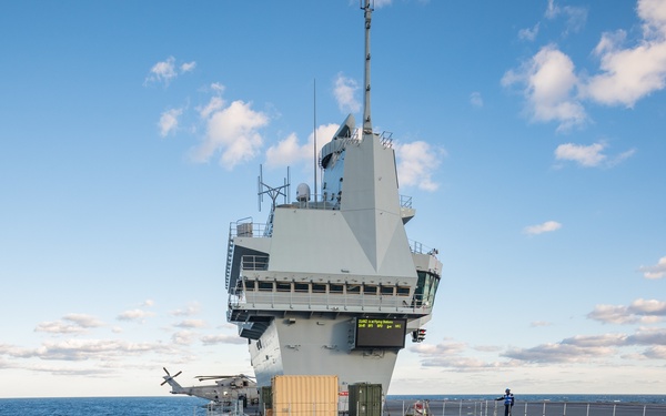 ITF First of Class Flight Trials (Fixed Wing) activities aboard HMS Queen Elizabeth, week of Oct. 30