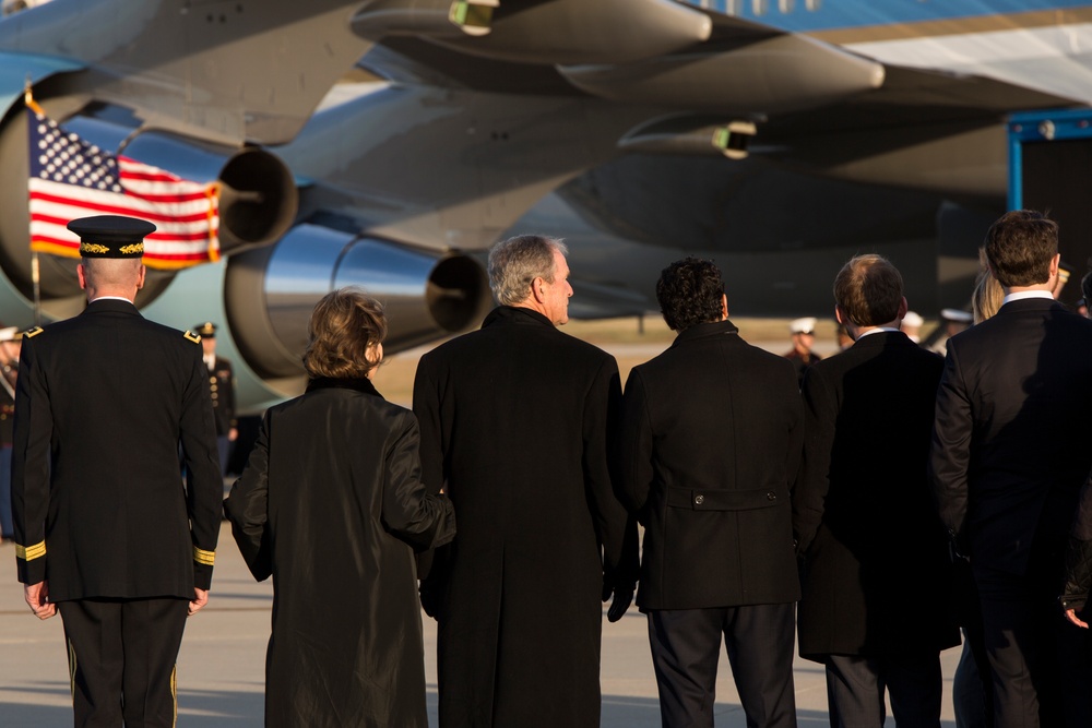 George H. W. Bush Arrival