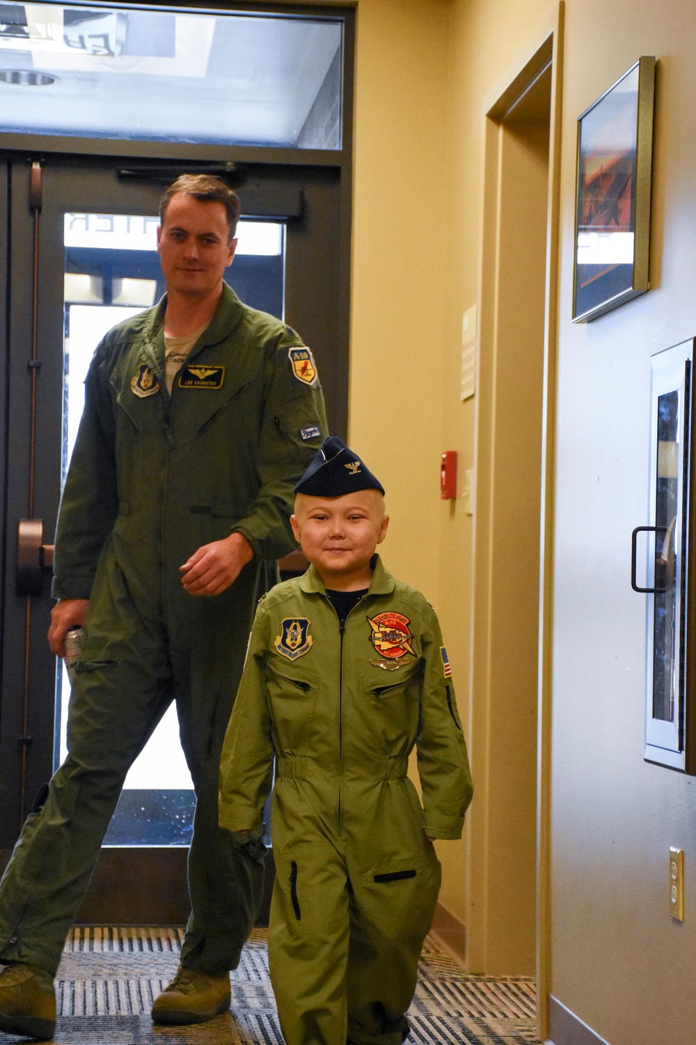 442d Fighter Wing teams with Sporting KC Victory Project to make a child a fighter pilot for a day