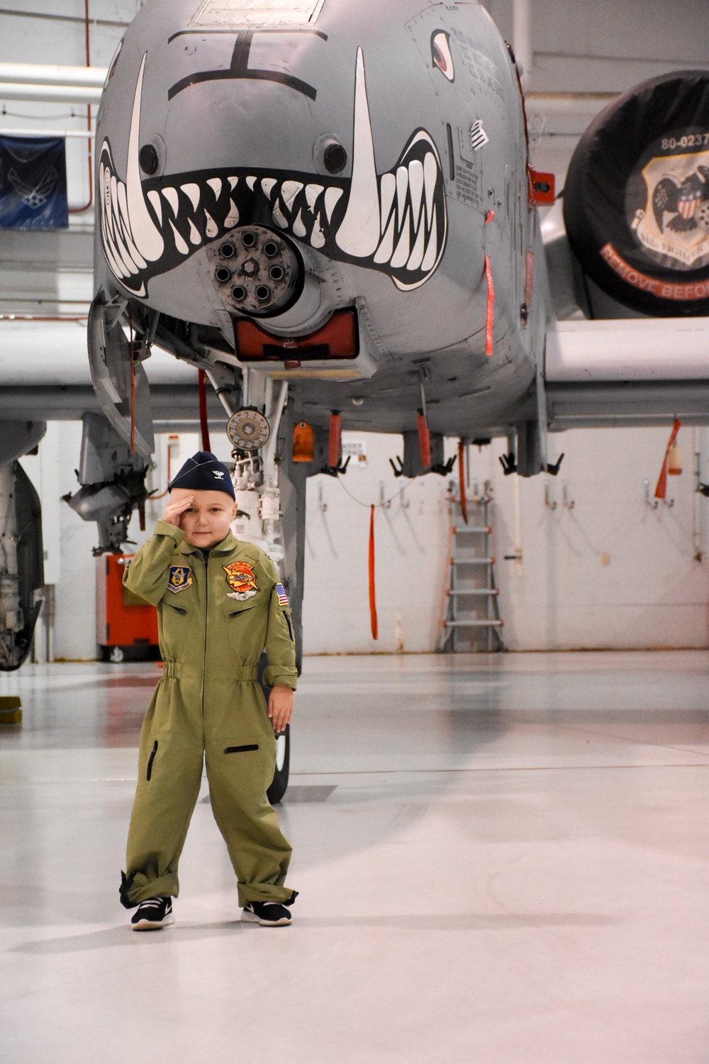 442d Fighter Wing teams with Sporting KC Victory Project to make a child a fighter pilot for a day