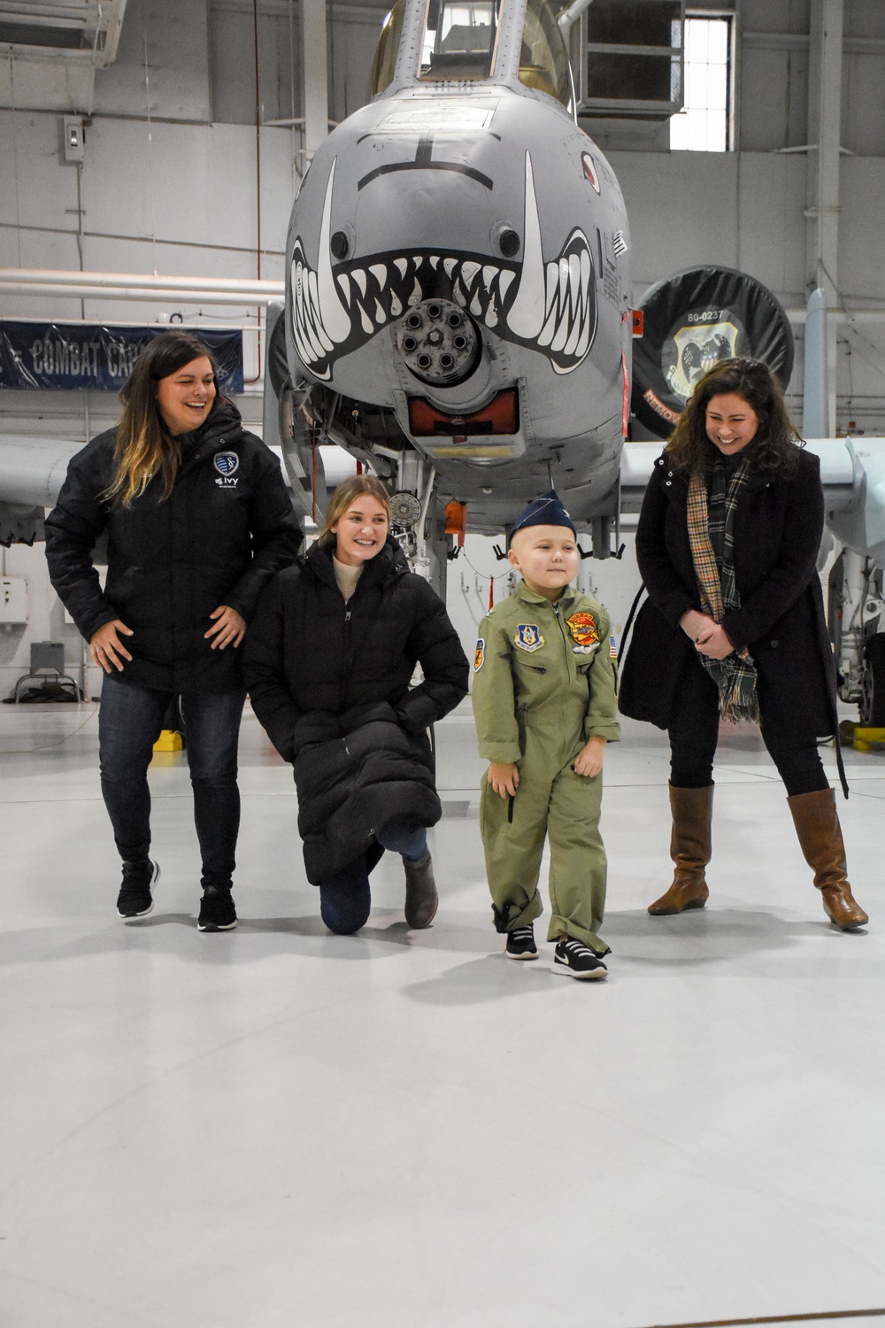 442d Fighter Wing teams with Sporting KC Victory Project to make a child a fighter pilot for a day