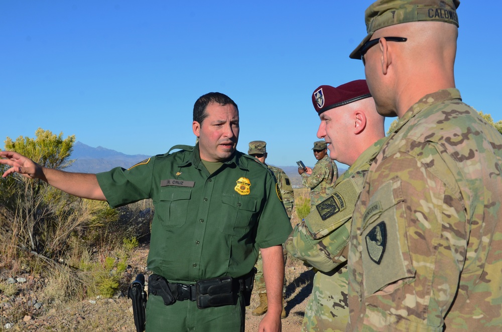 XVIII Airborne Corps leaders visit Nogales POEs