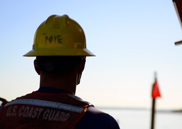 Coast Guard maintains ATON markers along Houston Ship Channel