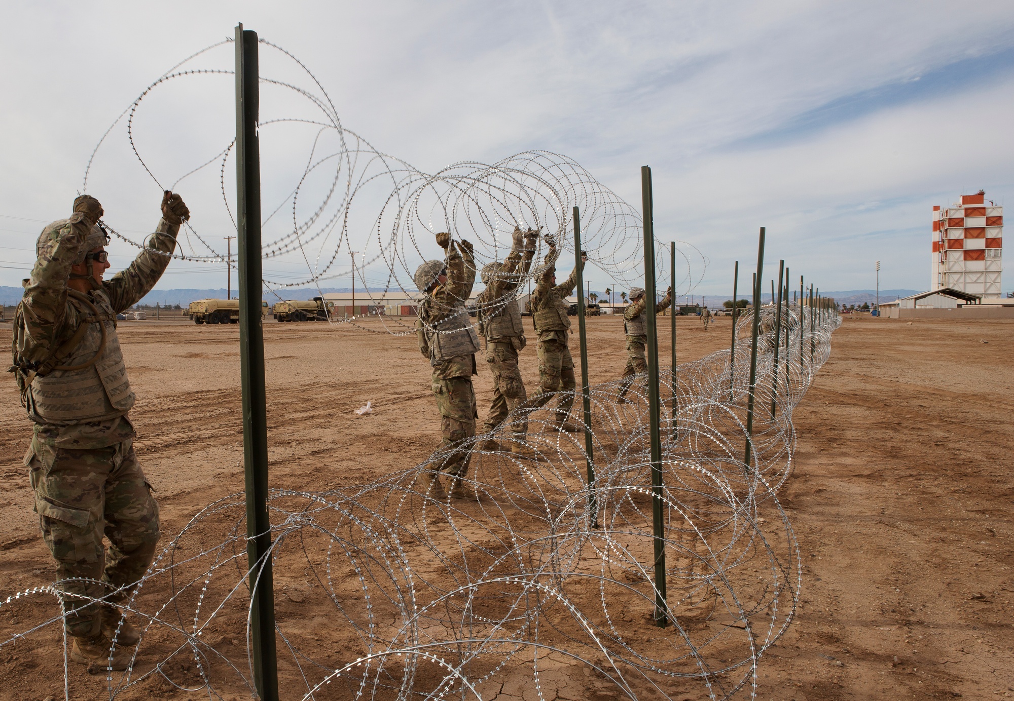 Dvids - Images - U.s. Army Engineers Practice Constructing Barricades  [Image 7 Of 7]