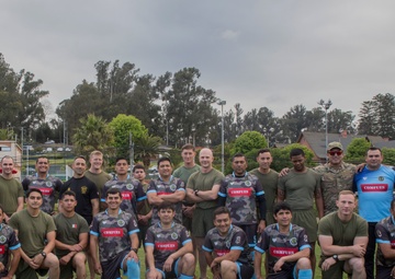 U.S. Marines Enjoy Friendship, Soccer with Chilean Service Members