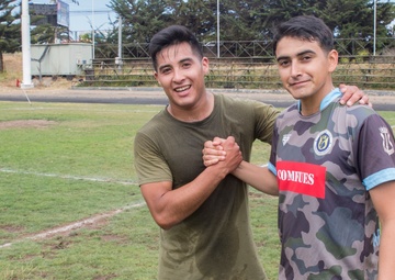 U.S. Marines Enjoy Friendship, Soccer with Chilean Service Members