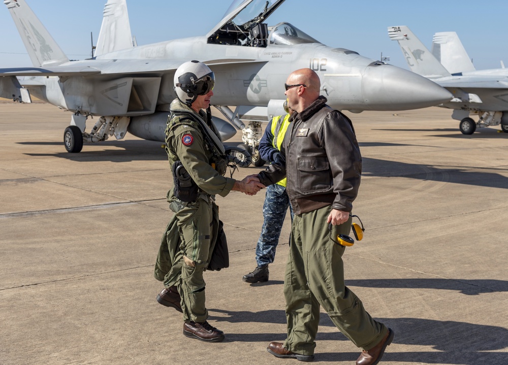 Memorial Service Aircraft Rendevous in Fort Worth