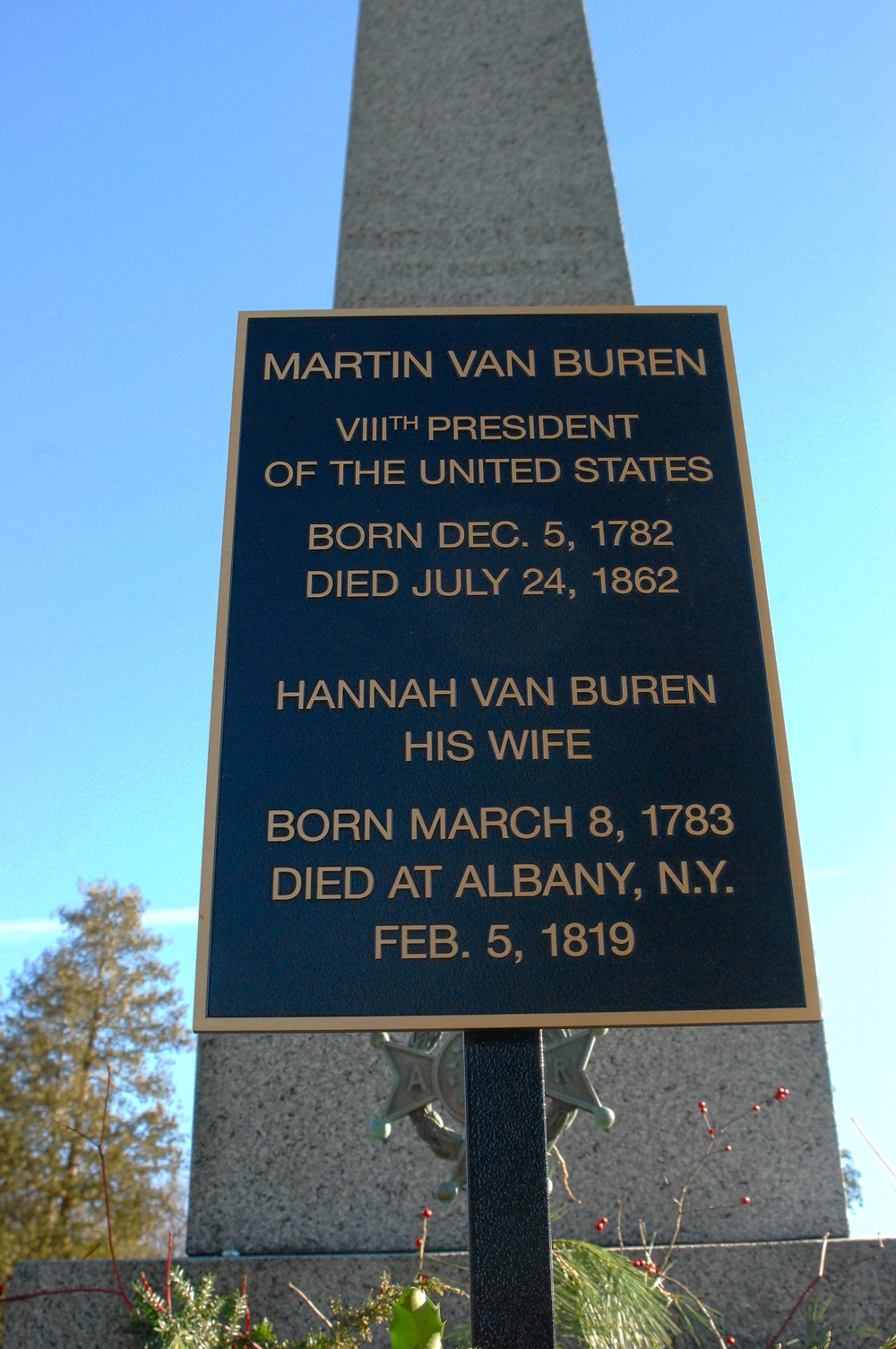 NY National Guard marks Martin Van Buren birthday