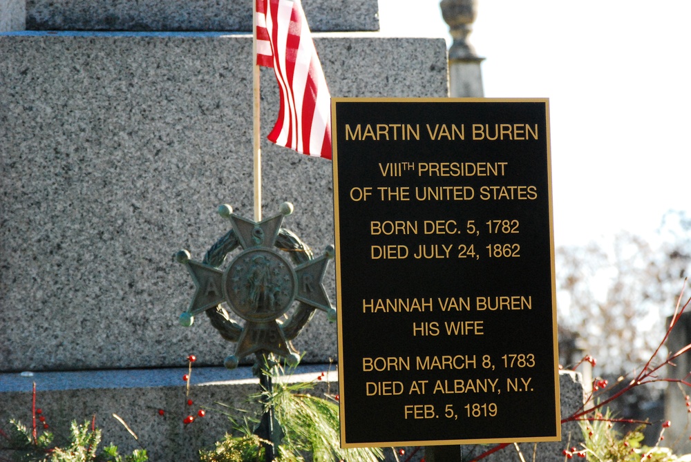 NY National Guard marks  birthday of President Martin Van Buren