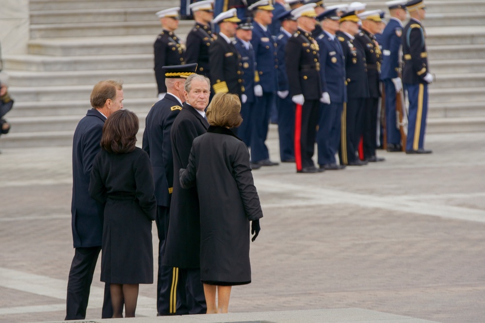 Departure of Casket from Capitol